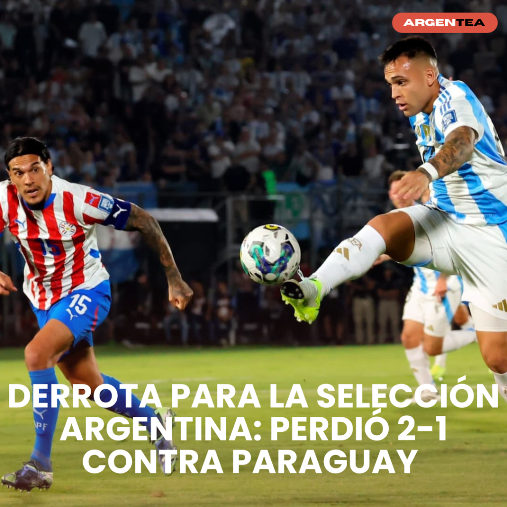 Derrota para la selección Argentina: Perdió 2-1 contra&nbsp;Paraguay
