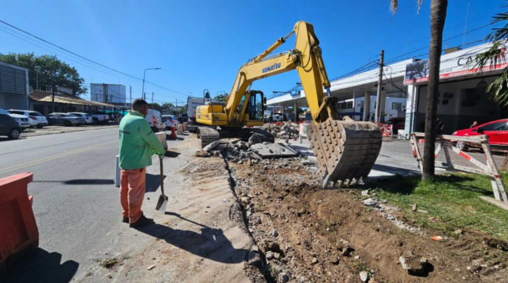 Beccar: Comenzó la transformación del Nuevo Corredor Rolón 