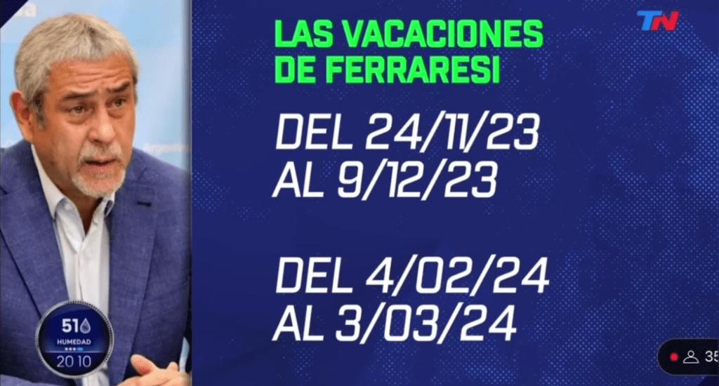 TN: Manu Jove y Jony Viale contaron que un intendente lleva 100 días de&nbsp;vacaciones