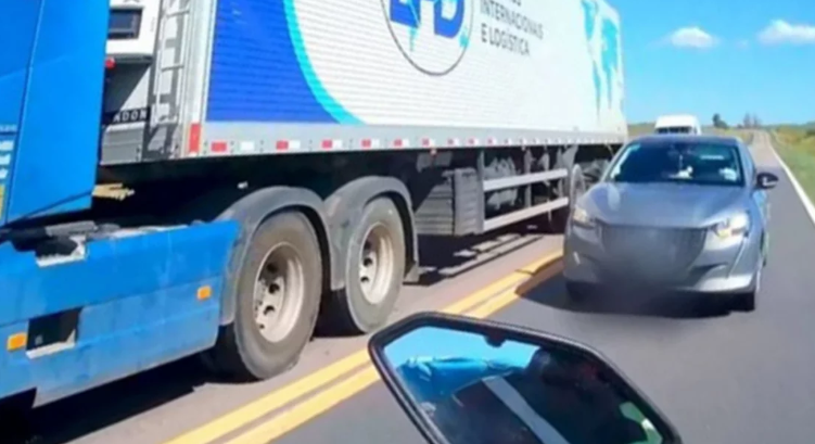 Solicitan la suspensión de licencia a una conductora que casi atropella a un motociclista en La&nbsp;Pampa