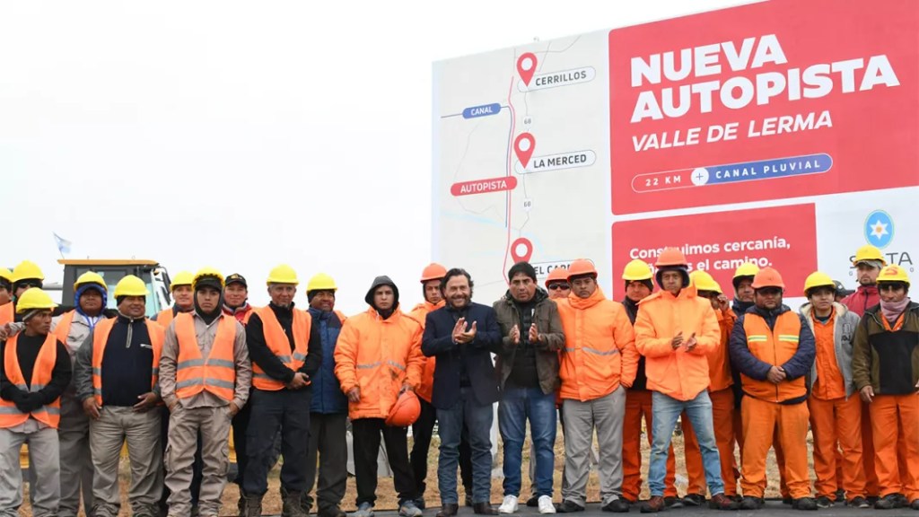 Gestión Sáenz: inició la construcción de la autopista del Valle de Lerma 