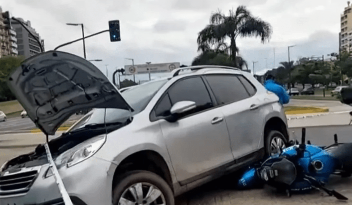 Detienen a tres chilenos tras persecución y&nbsp;choque